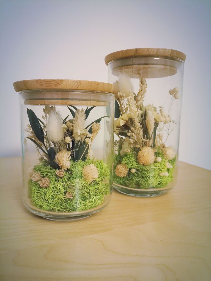 Cloche fleurie personnalisée
