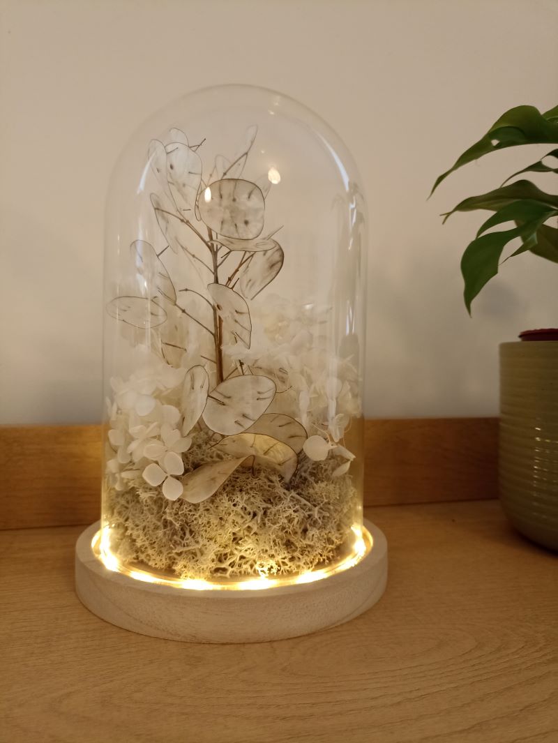 Cloche fleurie personnalisée
