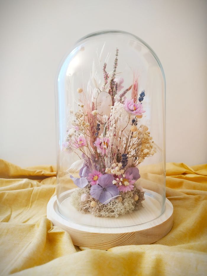 Cloche fleurie personnalisée