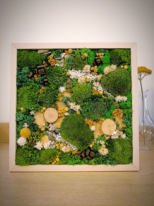 Tableau végétal personnalisé format carré