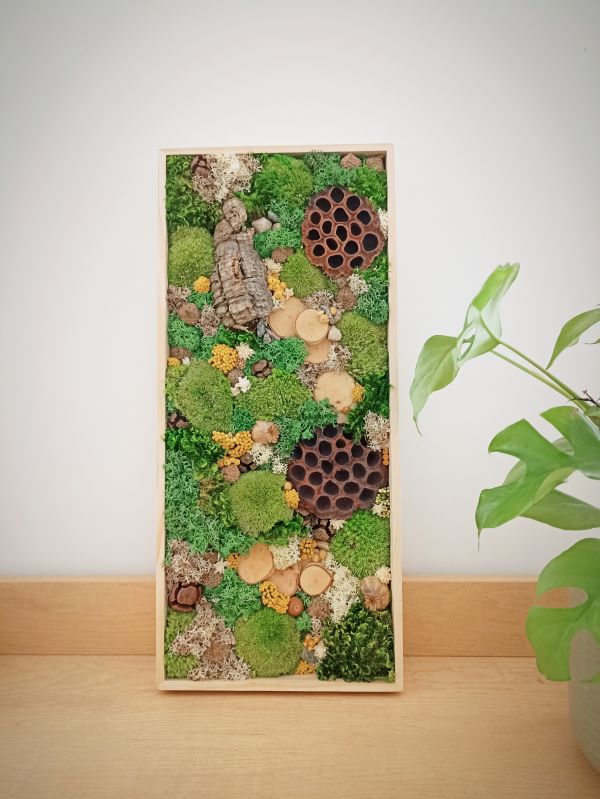 Tableau végétal personnalisé format rectangle